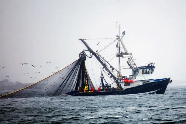 Deep Sea Fishing Trawler